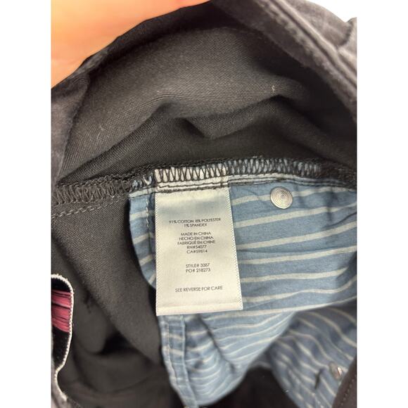 Cabi Jeans Womens 8 Slim Boyfriend Black Distressed Stretch Denim 3387 - Picture 4 of 4